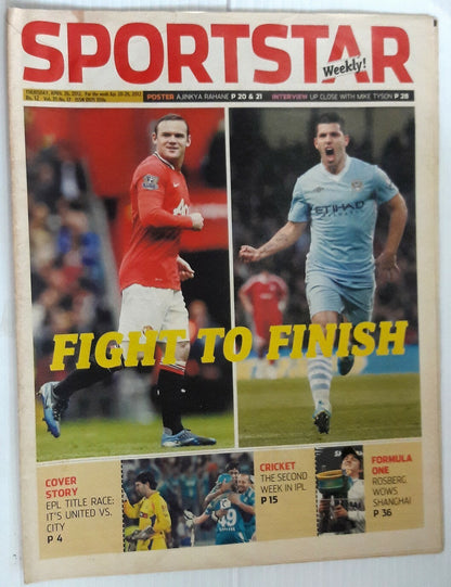 India Sportstar 2008-11 FOOTBALL cover issues 10” X 13” (5)