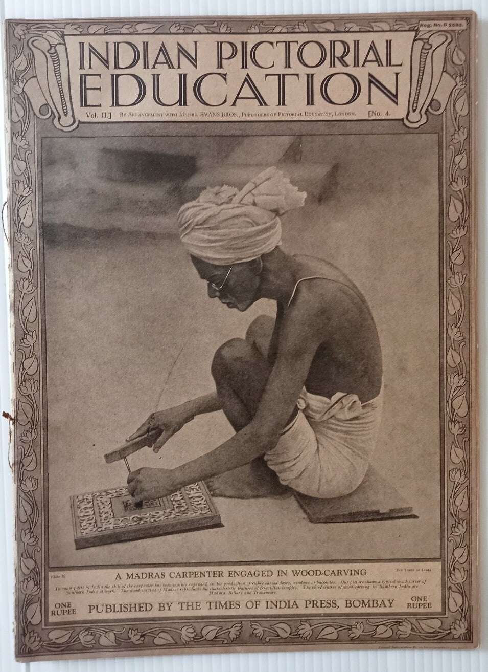 INDIAN PICTORAL EDUCATION 1929.30 Voll.1 No.4 Burma Shan, Rivers