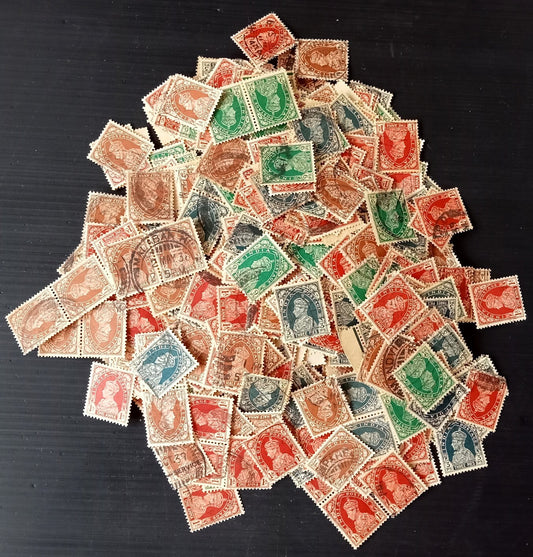 India KGVI 1937 issue used accumulation (1000+ stamps)