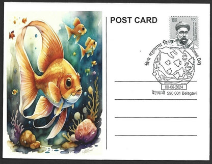 India 2024 World Ocean Day pictorial event postcards (7)