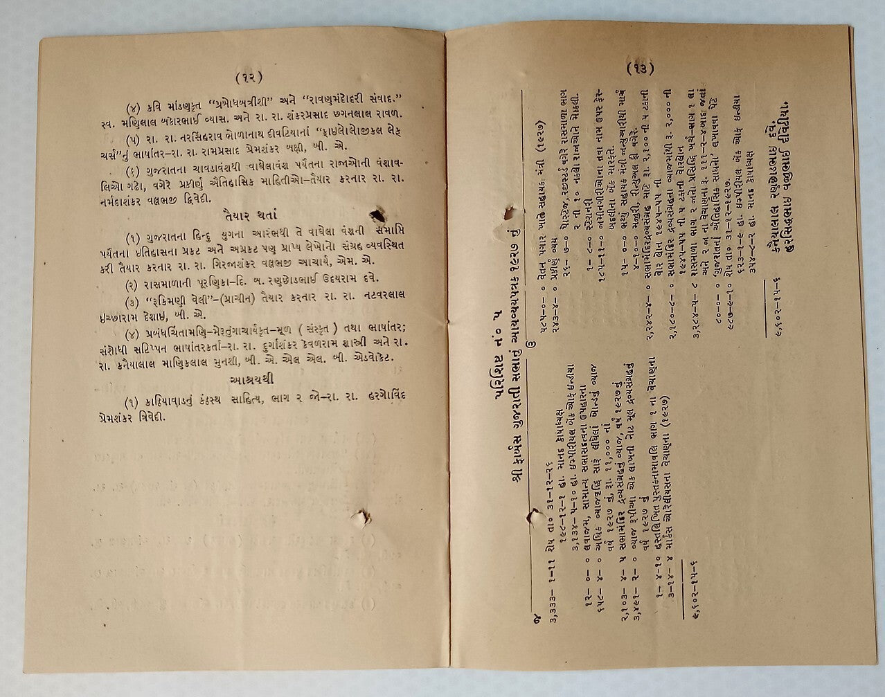 AOP India REPORT OF THE FORBES GUJRATI SABHA 1927 BOMBAY