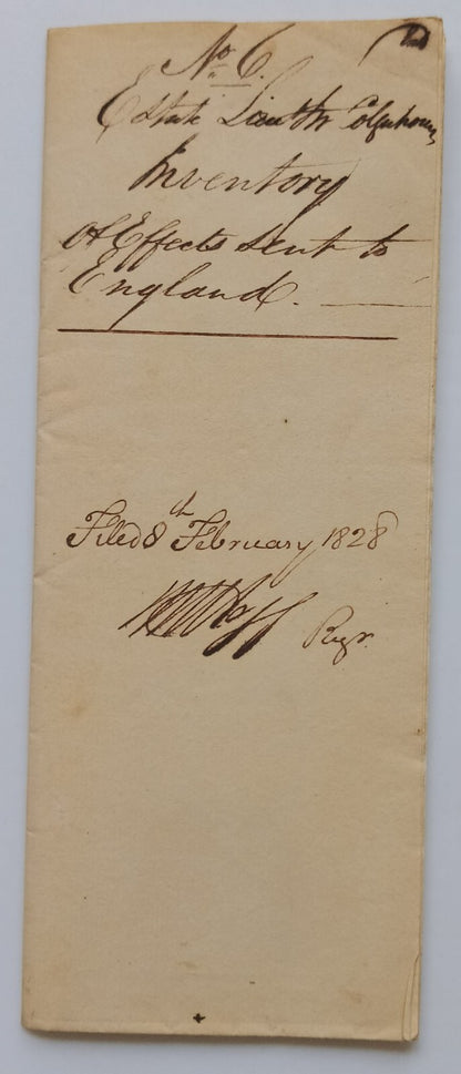 AOP India 1828 Supreme Court, Fort Williams, Calcutta document