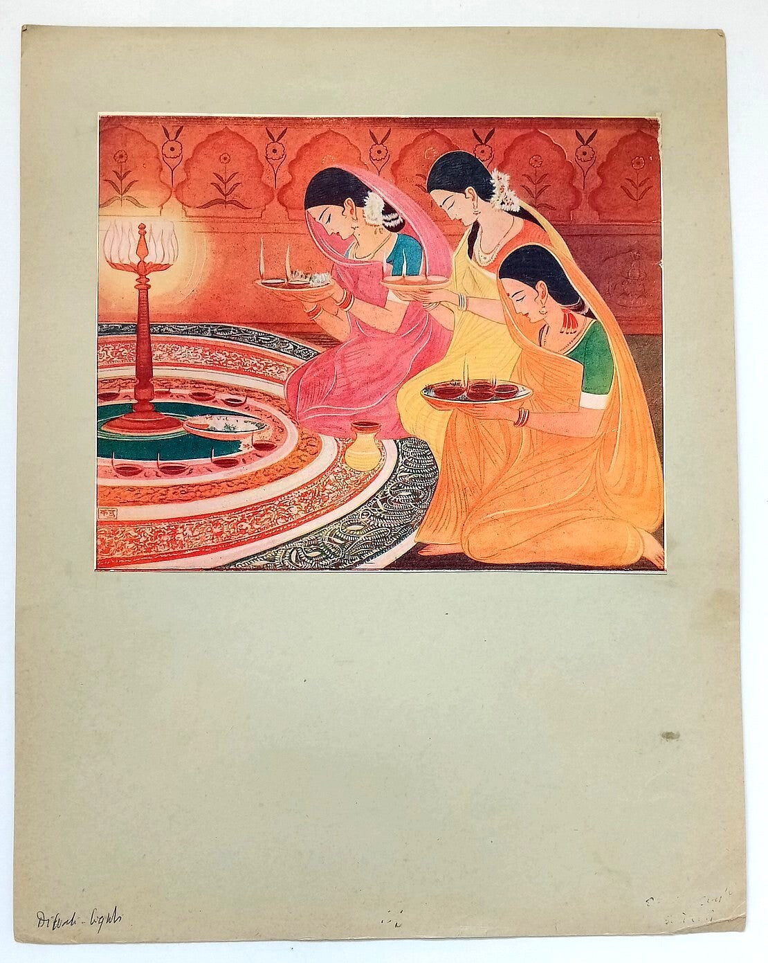 AOP KANU DESAI vintage print India - DIPALI LIGHTS