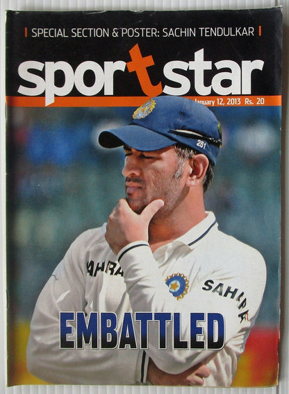 India Sports Star 2013 with much Cricket coverage (5 issues)