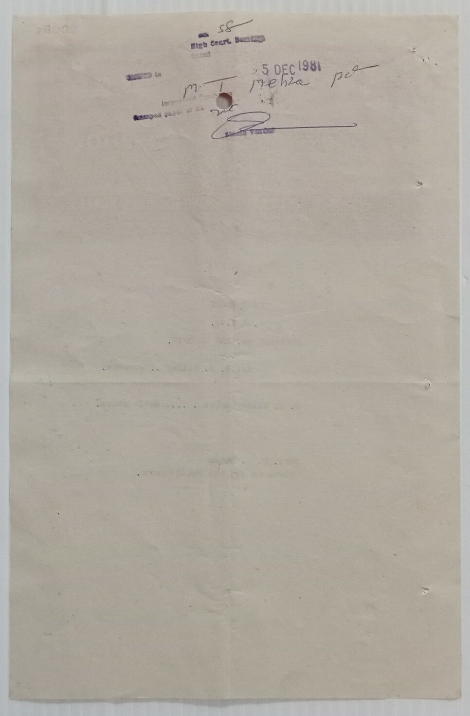 AOP India Capital 200R stamp paper Wmk Type 15