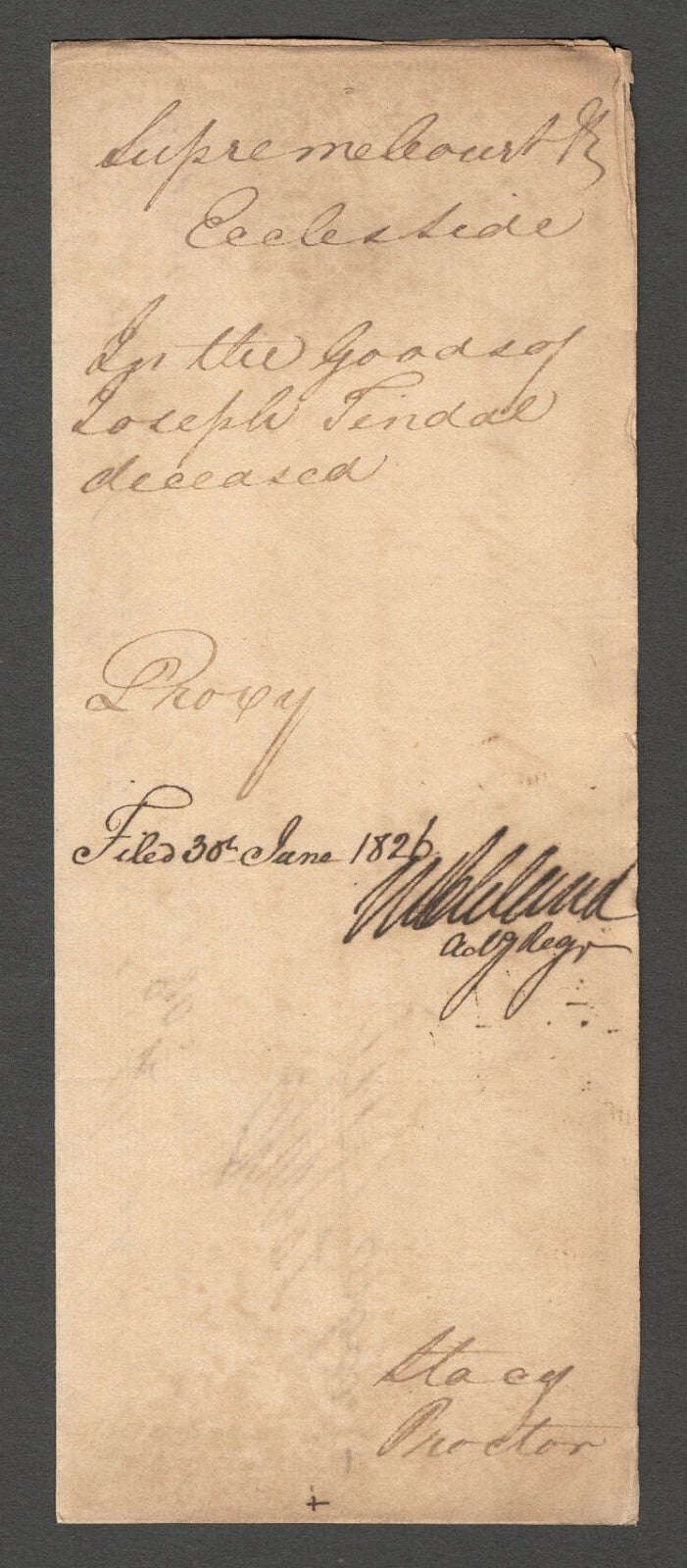 AOP India King George IV 1826 Fort William Calcutta document