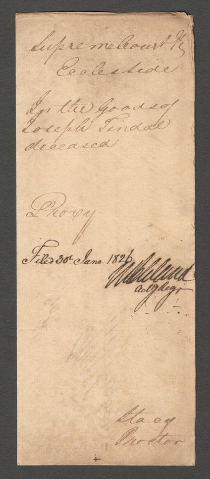 AOP India King George IV 1826 Fort William Calcutta document
