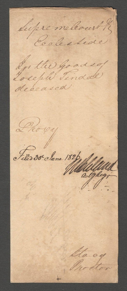AOP India King George IV 1826 Fort William Calcutta document