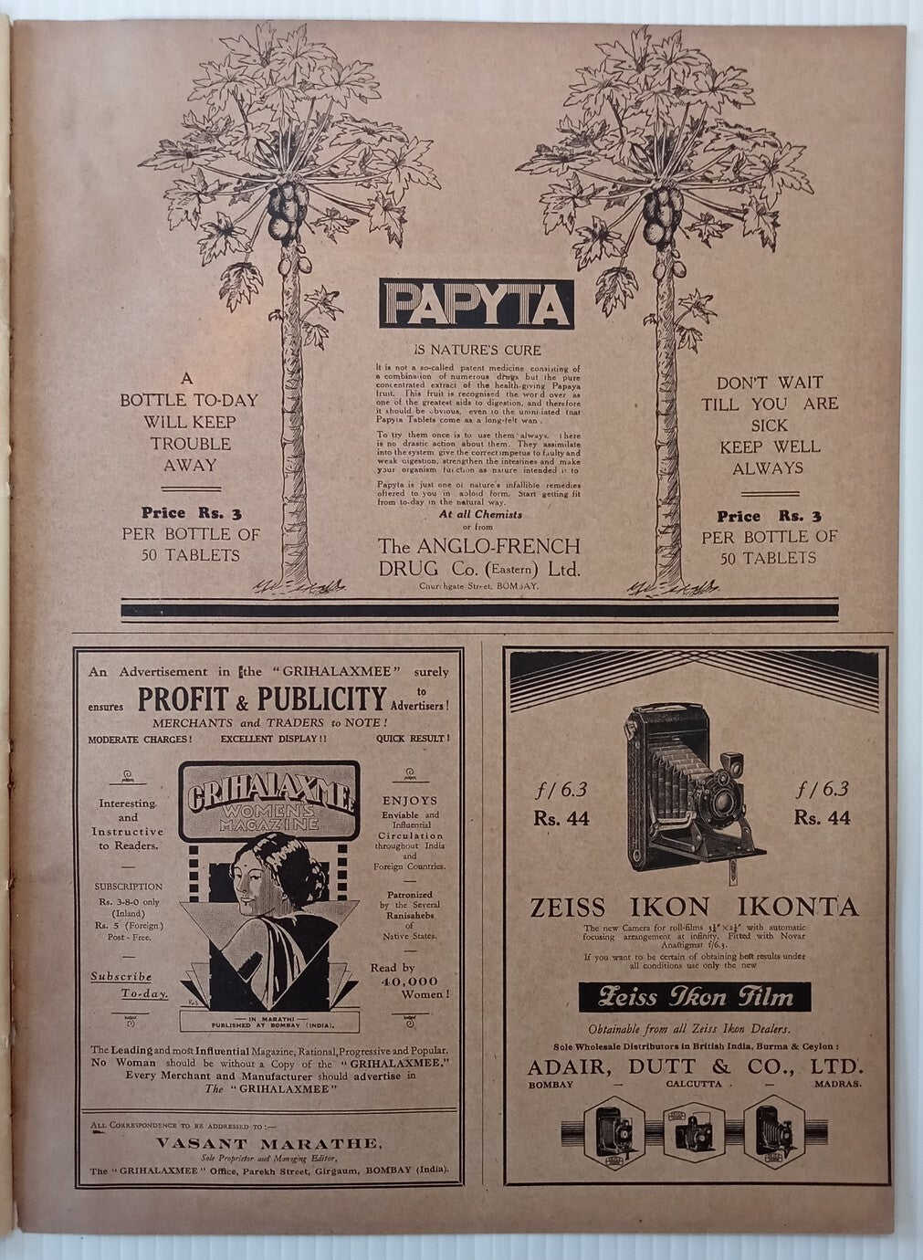 INDIAN PICTORAL EDUCATION 1929.30 Voll.1 No.1 Burma, Karen