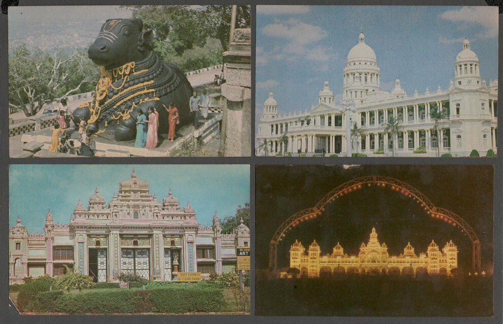 AOP India SRAVENABELAGOLA vintage postcards (10)