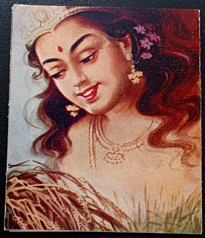 India vintage Tamil PONGAL greeting card/booklet