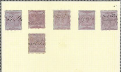 India collection of revenue stamps on sheets