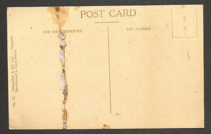India vintage postcard THE BUTTER SELLER