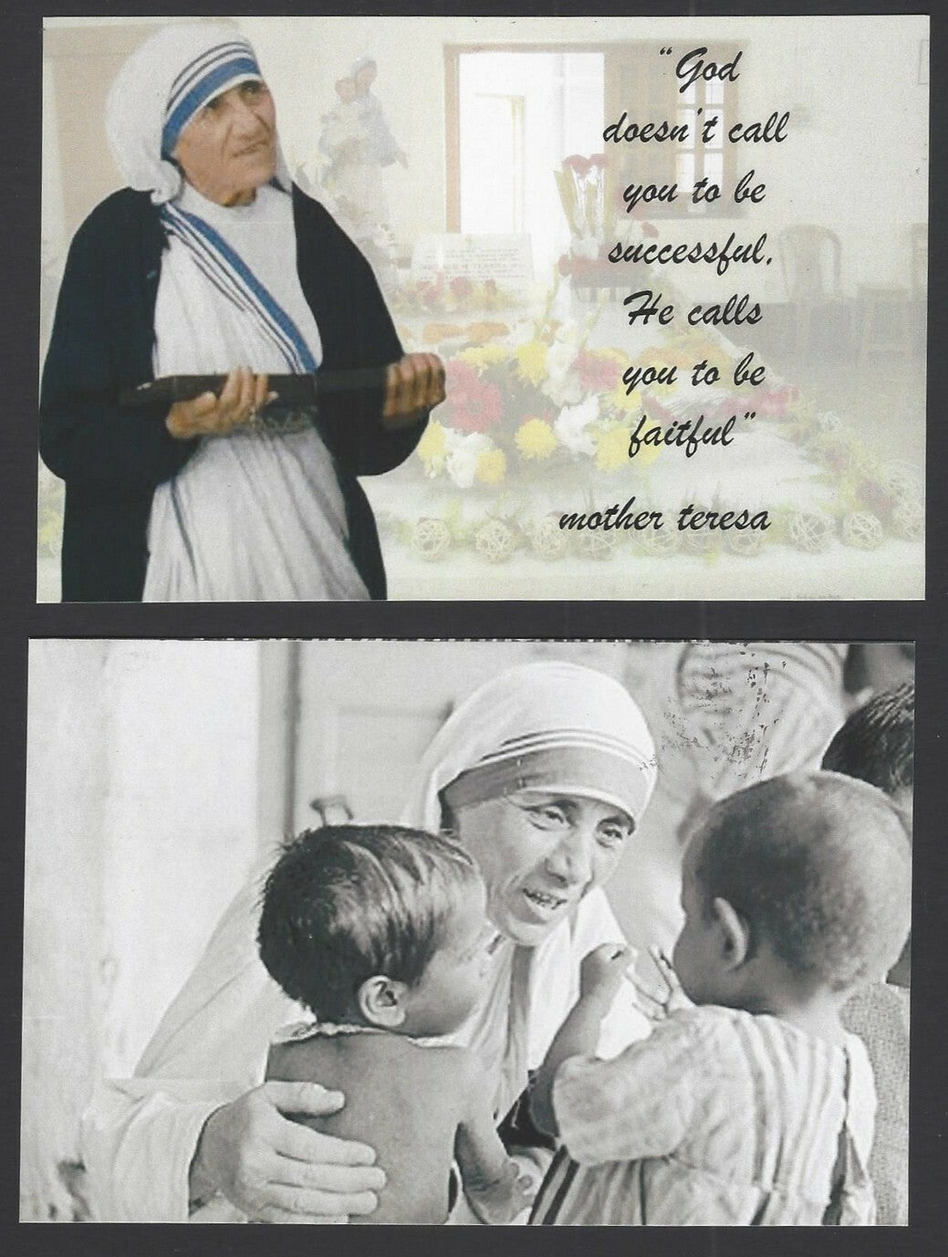 India 2016 Canonization Mother Teresa set 9 official cards used FD