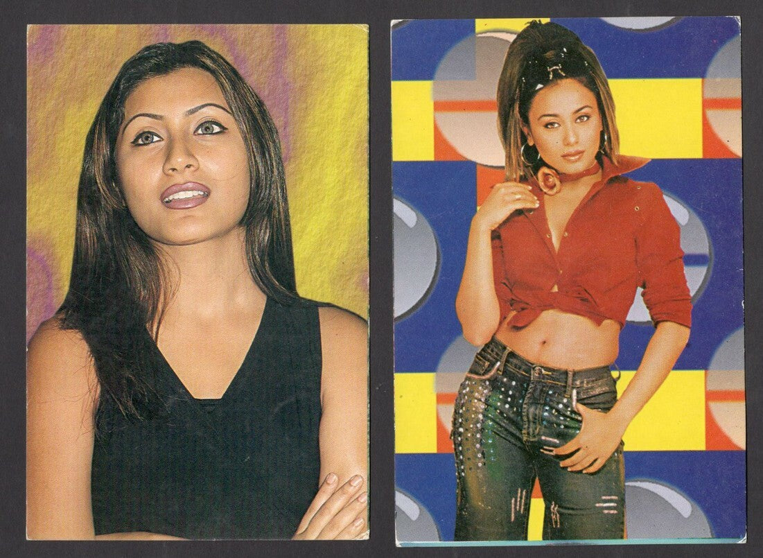 India Bollywood vintage postcards RANI MUKHERJEE (6)
