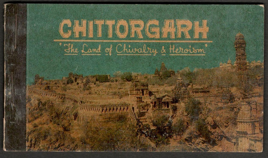 (AOP) India booklet of 10 vintage postcards CHITTORGARH