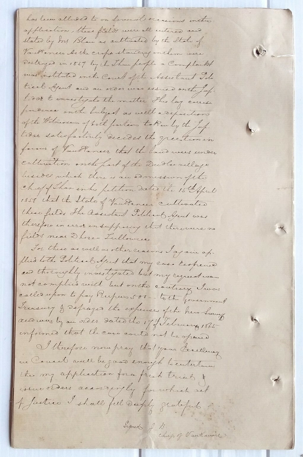 India 1867 correspondence to the Secretary of State for India, London, etc.