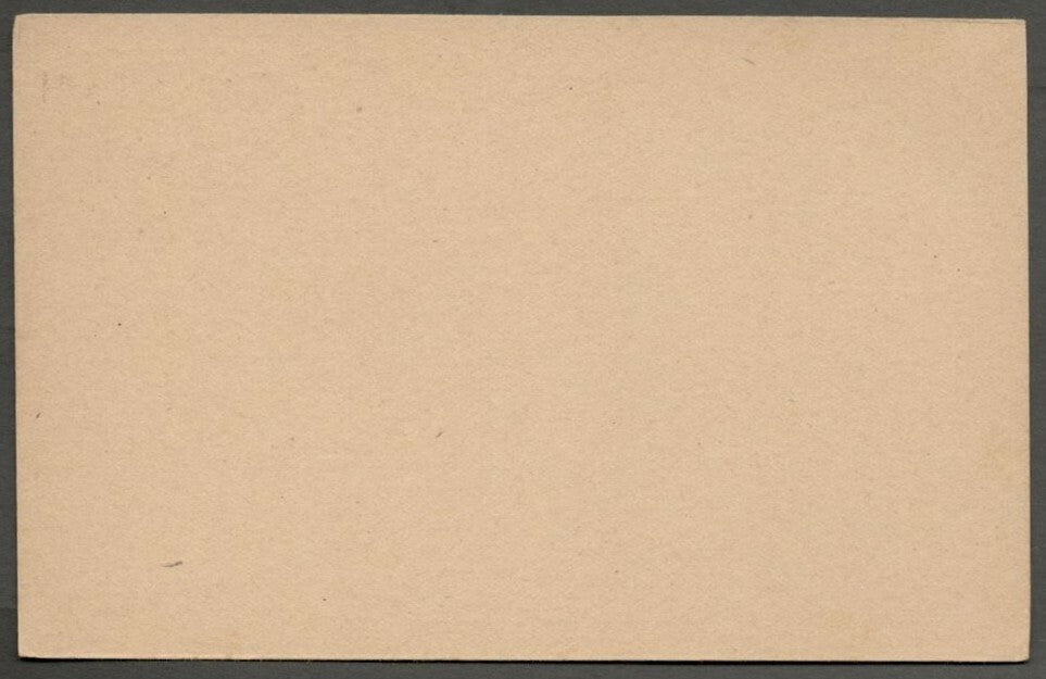 AOP India Hyderabad 1947 Off reply card 6p on 4p unused Deschl #OC22 $25