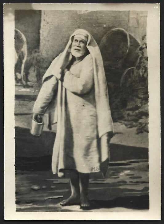 (AOP) India SAI BABA vintage small original photograph