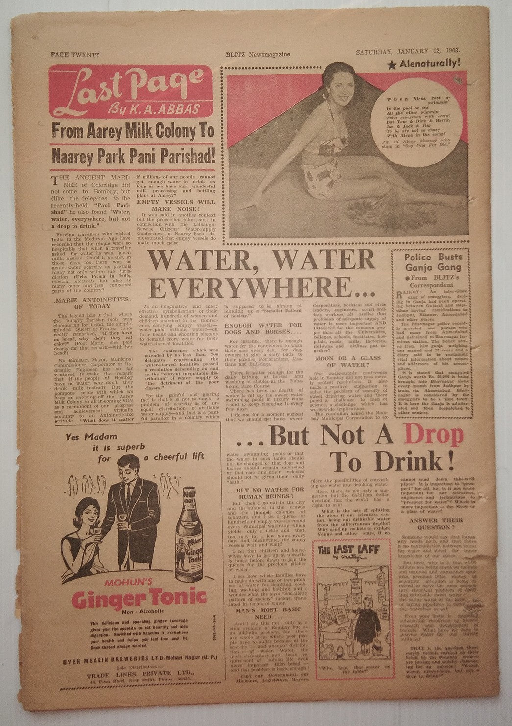 India Blitz January 1963 COLOMBO PROPOSALS