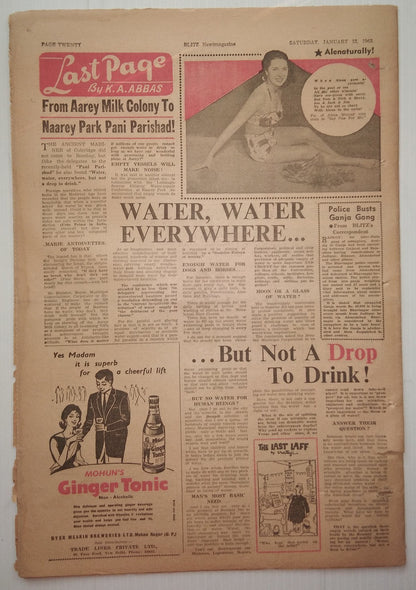 India Blitz January 1963 COLOMBO PROPOSALS
