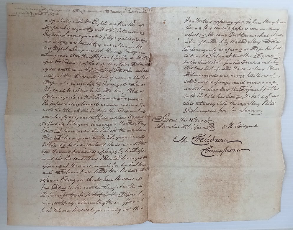 AOP India 1826 Supreme Court, Fort Williams, Calcutta document