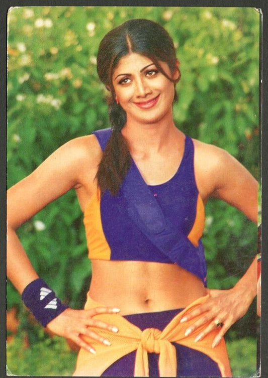AOP India Bollywood SHILPA SHETTY vintage postcard 