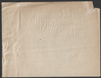 India POSTAL NOTICE No. 31 15 Sep.1947 Resumption of the Parcel Service to Japan