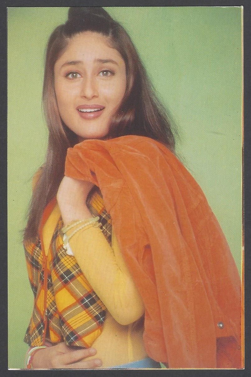 AOP India vintage Bollywood postcard KAREENA KAPOOR