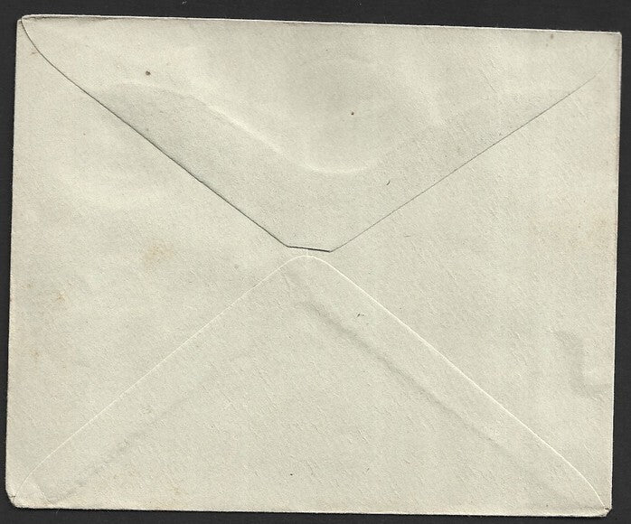 India 20p envelope ALBINO error