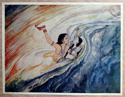 Light & Shadow by Kanu Desai vintage Art Print India