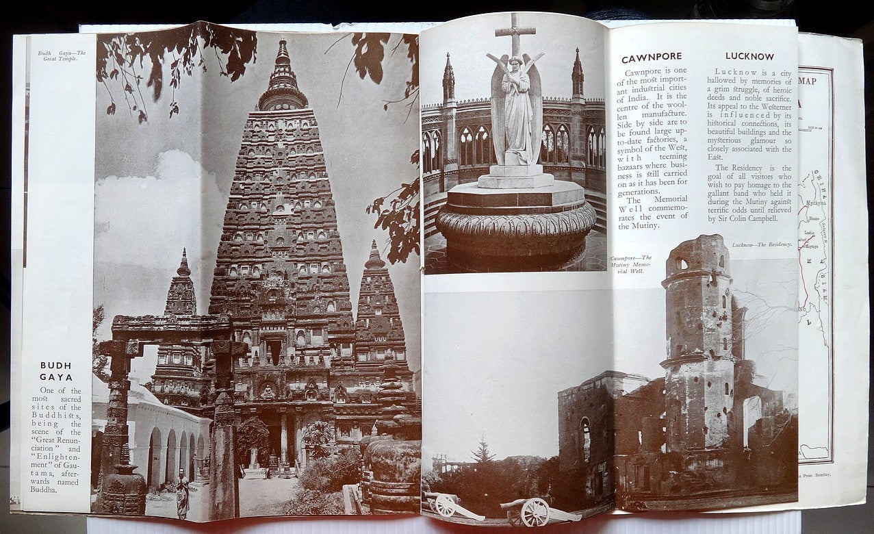 India & Burma 1930s tourism promotional booklet