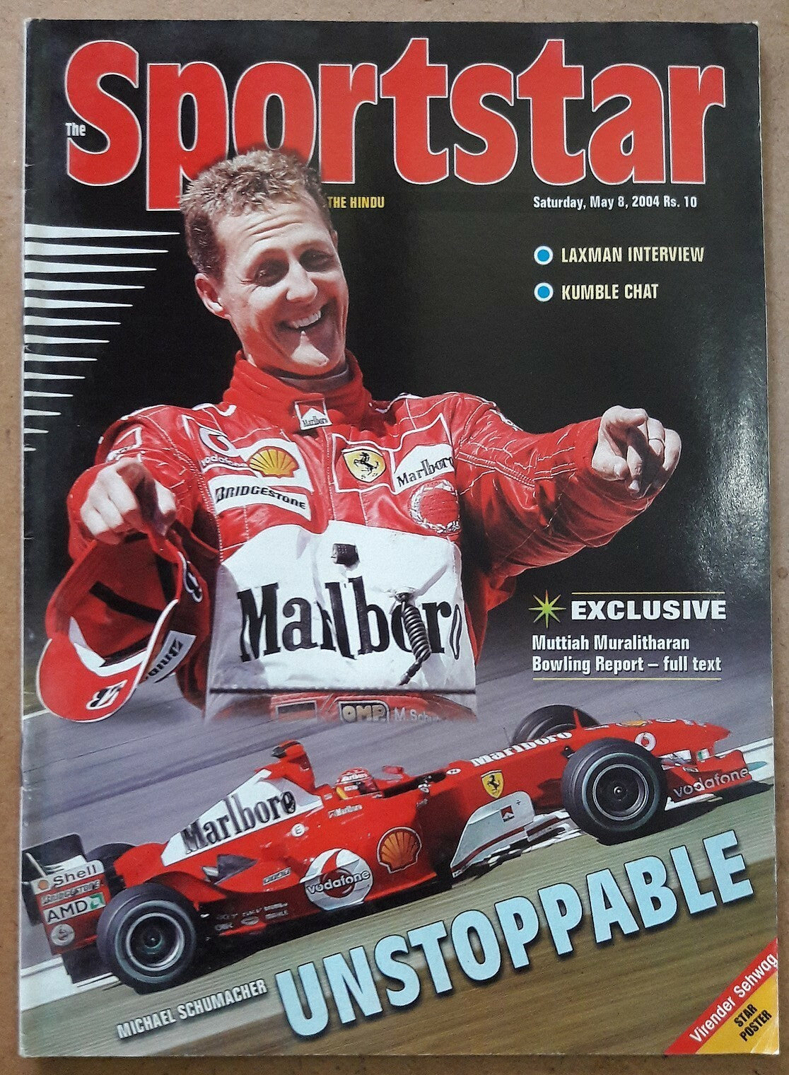 India Sports Star 2004-2013 with much Cricket coverage (5 issues)