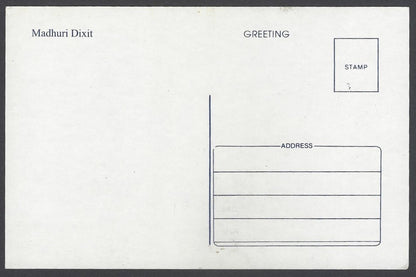 AOP India Bollywood MADHURI DIXIT vintage postcard