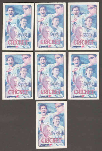 (AOP) India CRICKET Pakistan players trading cards with player statistics (7)