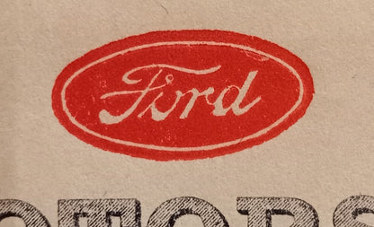 AOP India Ford Dealer UNITED MOTORS (INDIA) LTD.,, Bombay 1938 letterhead
