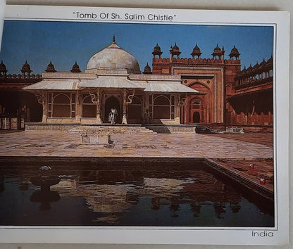 India Agra and Fatehpur Sikri booklet of 12 postcards 