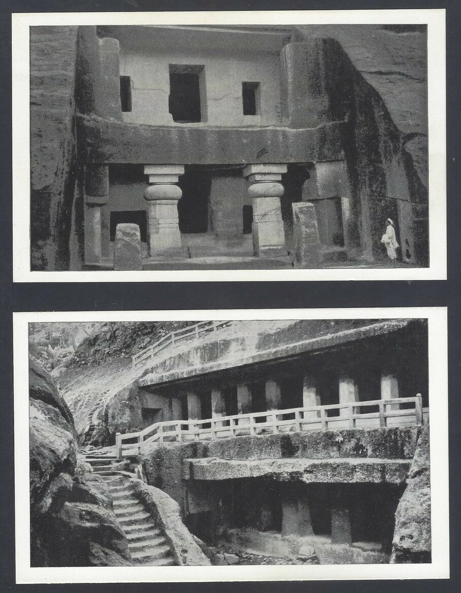 AOP India KANHERI CAVES set of 15 vintage postcards