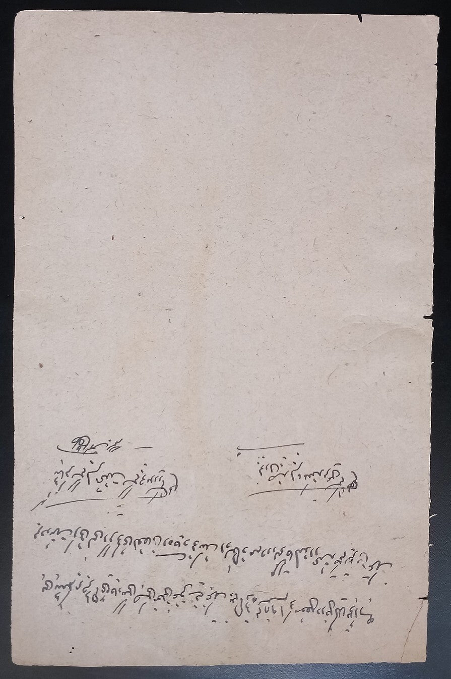 India MALER KOTLA State stamp paper new discovery 17R - unlisted