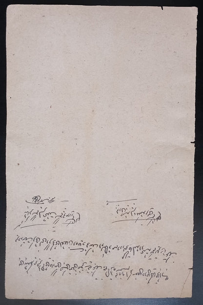 India MALER KOTLA State stamp paper new discovery 17R - unlisted