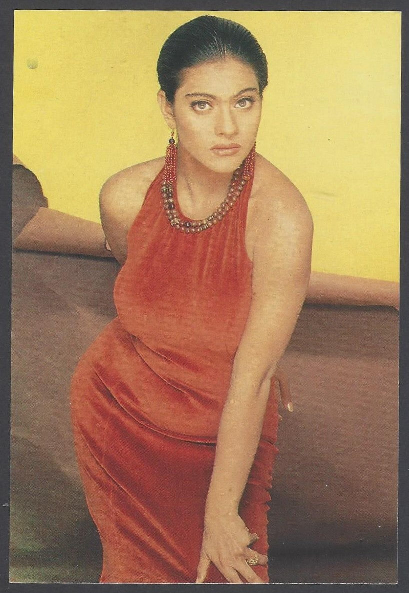 AOP India vintage Bollywood postcard KAJOL