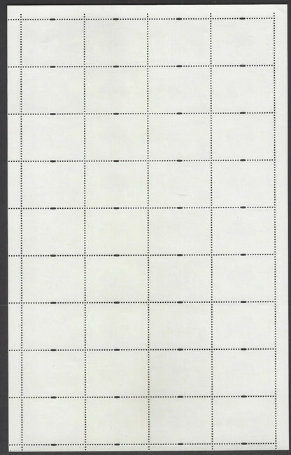 India 2001 Sun Temple Konark se-tenant sheet of 18 pairs unfolded MNH