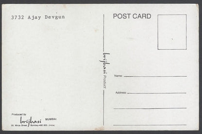 AOP India Bollywood vintage postcard AJAY DEVGAN