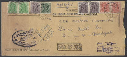 AOP India registered FPO covers 19080s (10)