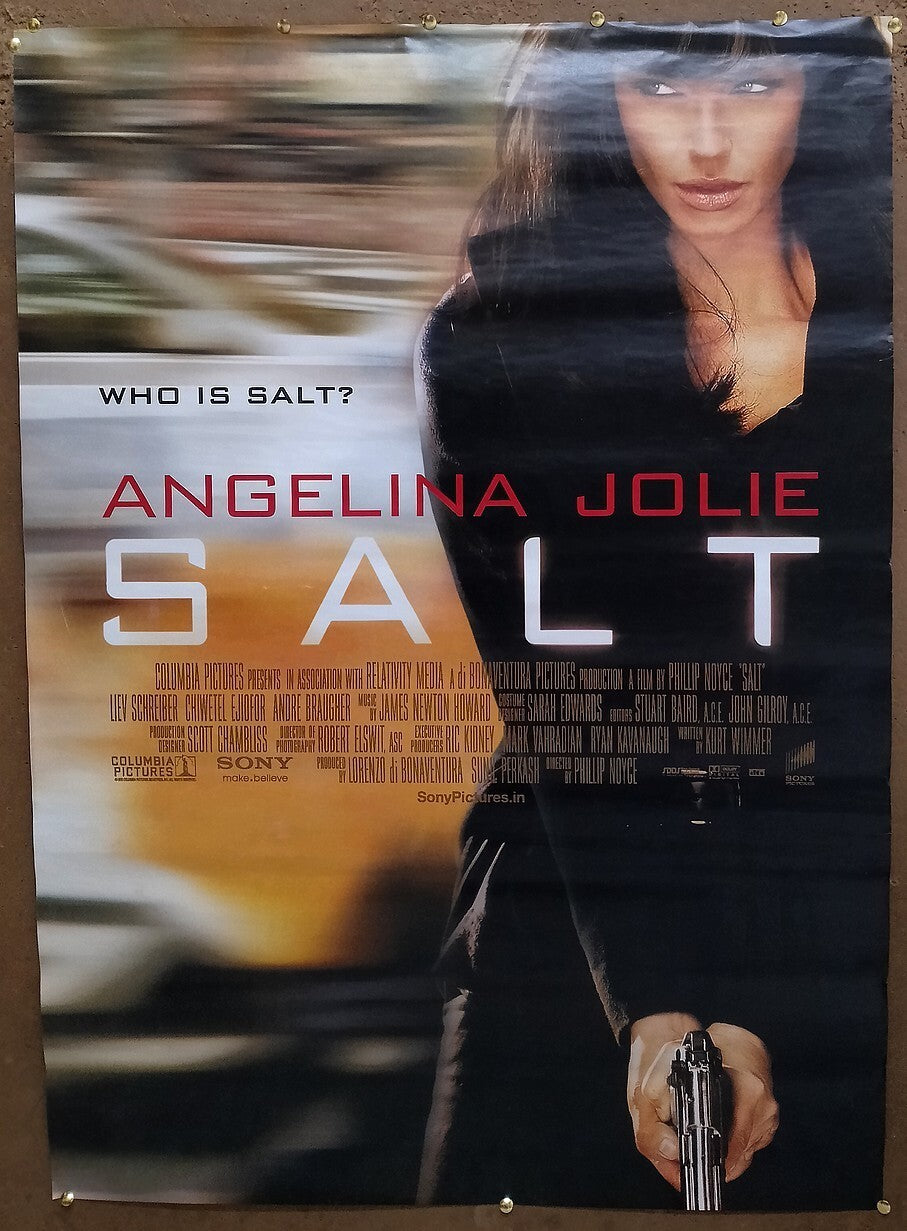 2010 SALT 1 sheet India poster Angelina Jolie