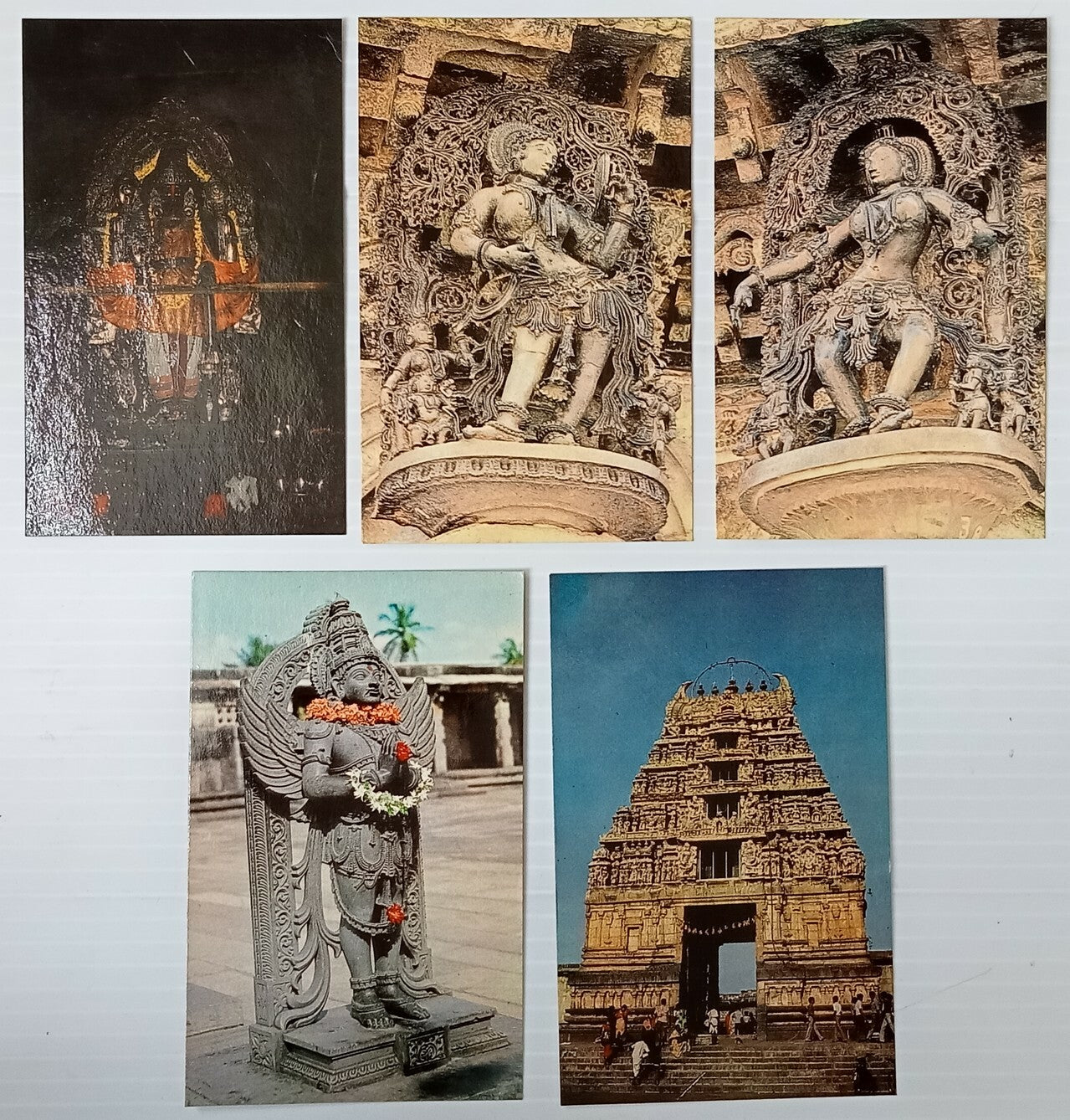 AOP India BELUR vintage packet of 10 postcards