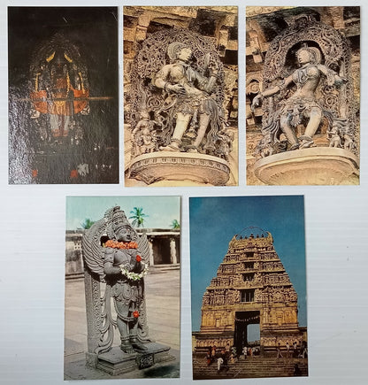 AOP India BELUR vintage packet of 10 postcards