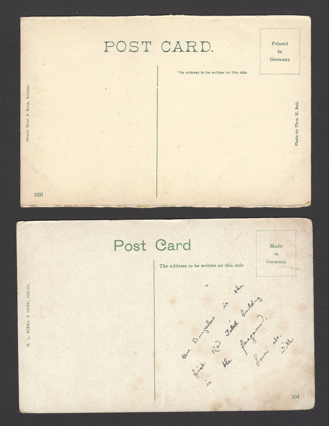 Chakrata, Dehra Dun, Uttarkhand, India vintage postcards (5)