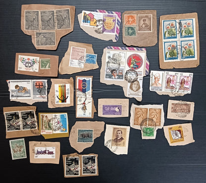 India unpicked on paper commemorative mix (100)