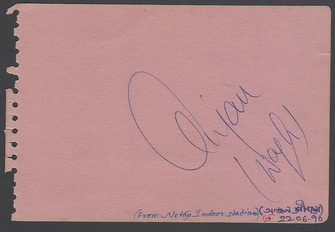 AOP Bollywood ANJAN CHOUDHURY Director autograph 